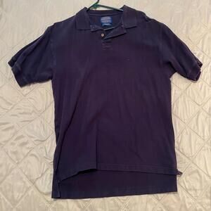 Navy "Warranted to be a PENDLETON" Polo T-Shirt Short Sleeve Mens L 100% Cotton